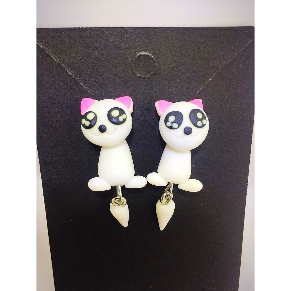 Adorable cat earrings - Picture 3 of 4